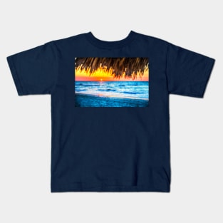 Caribbean Sunset Varadero Beach Cuba Kids T-Shirt